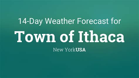 14 day ithaca weather forecast.